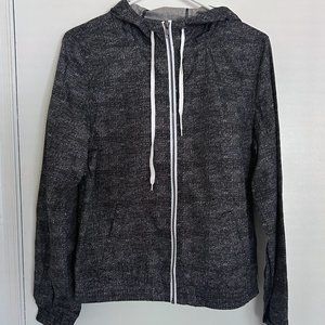 Zine Wind Breaker Hoodie NWOT L